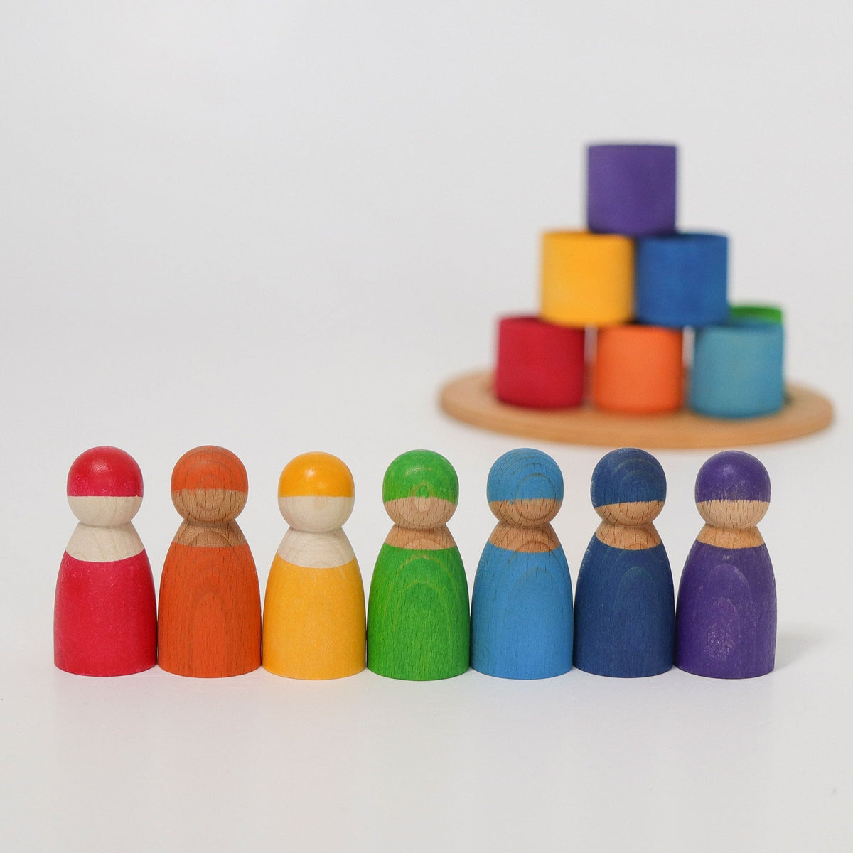 Grimms rainbow peg dolls on sale