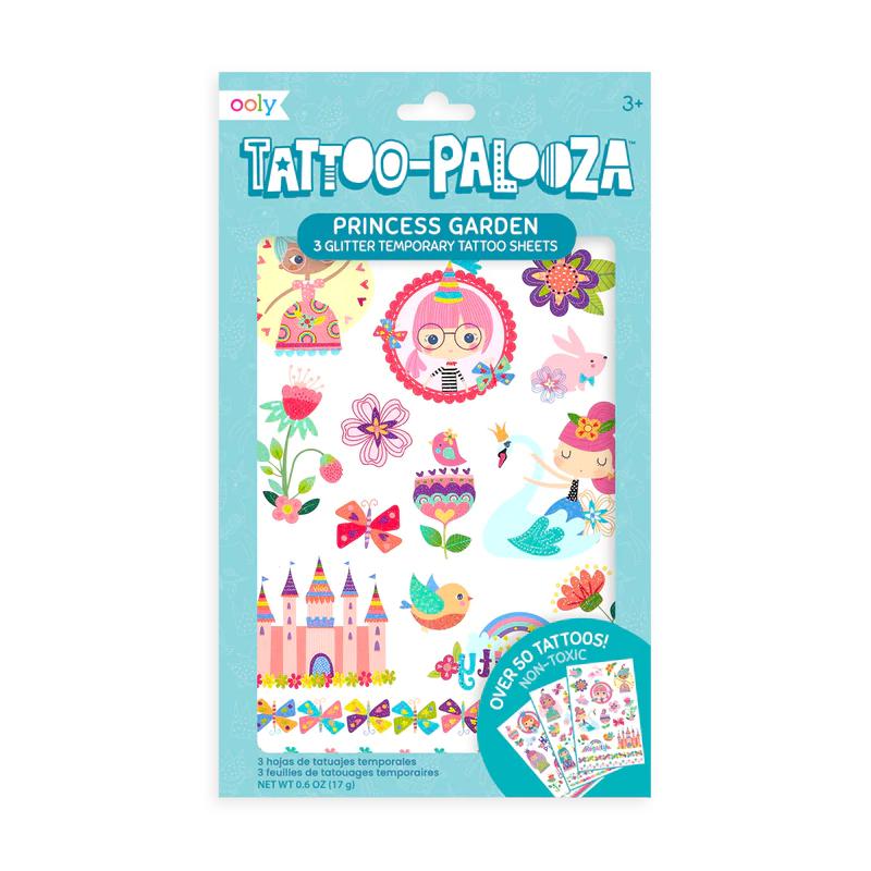 Glitter Princess Temporary Tattoo Stickers Cartoon Crown - Temu