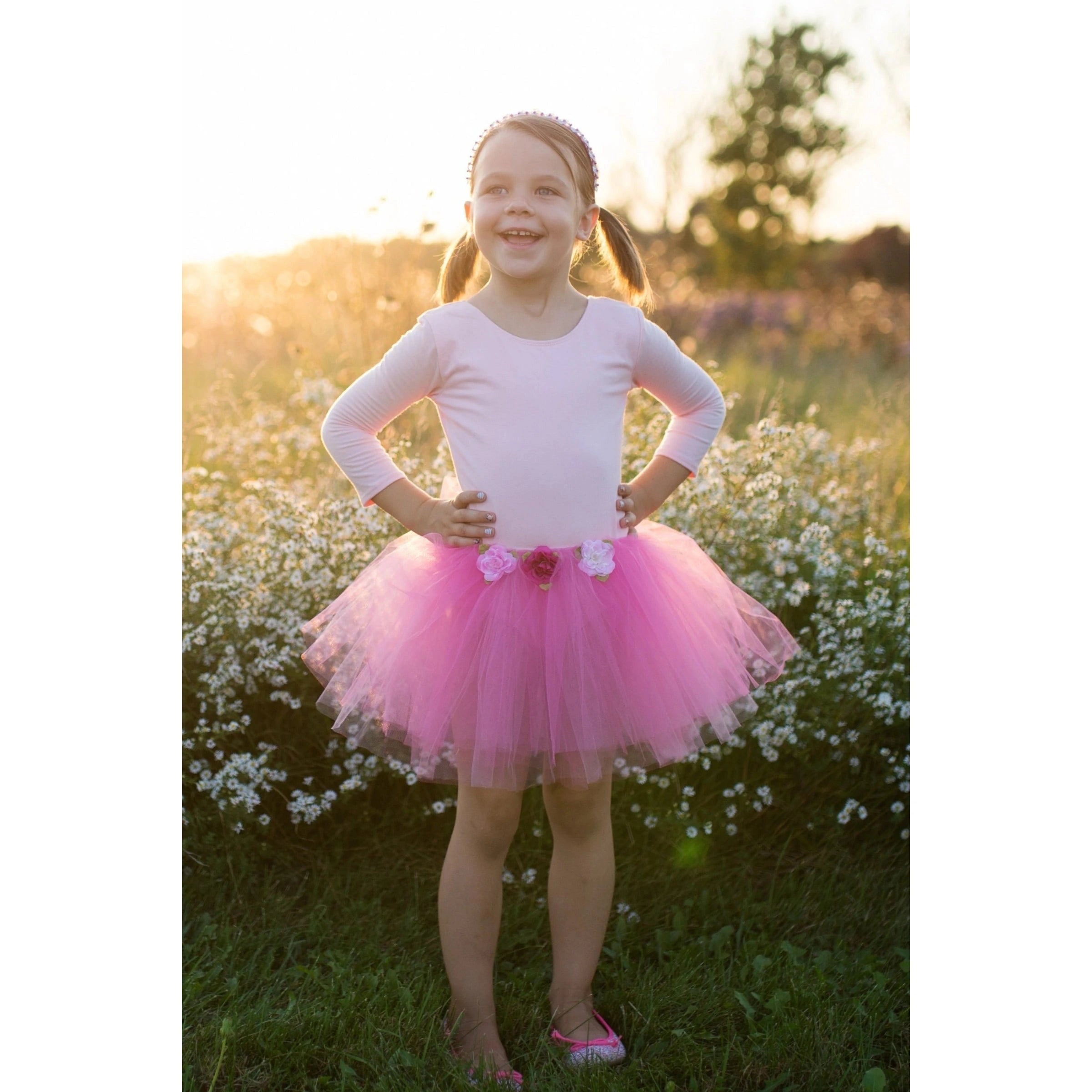 rose tutu dark pink size 4 6 Dilly Dally Kids