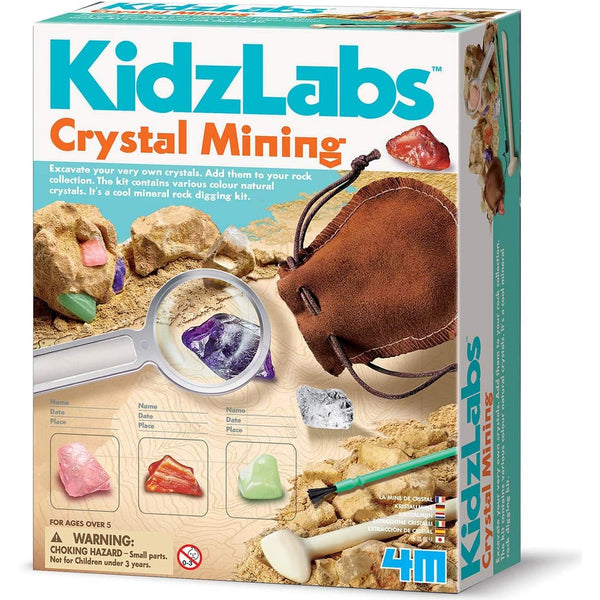 宝石鉱山/Gemstone Mine 4枚セット 4M kidzlabs crystal mining – Dilly Dally Kids