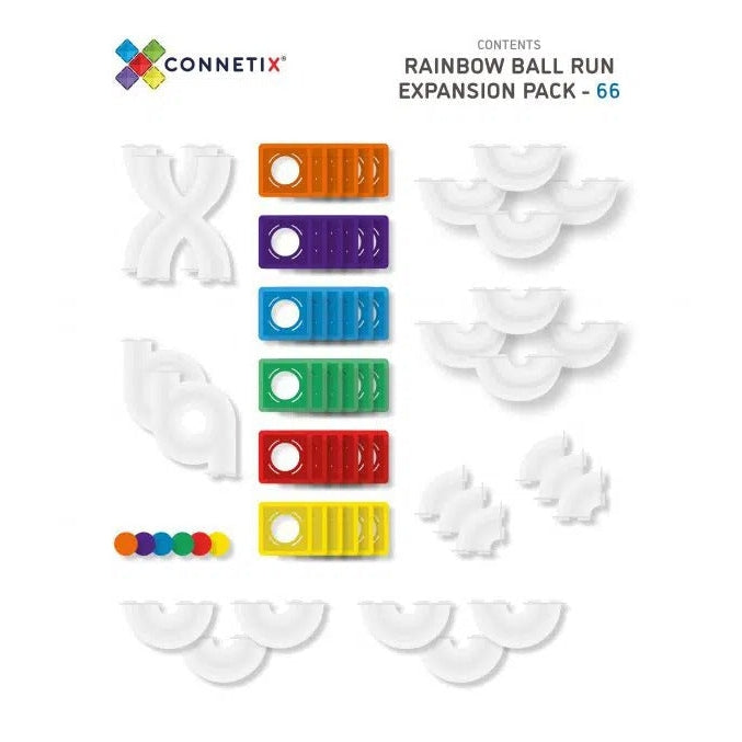 Connetix 66 piece ball run expansion pack – Dilly Dally Kids