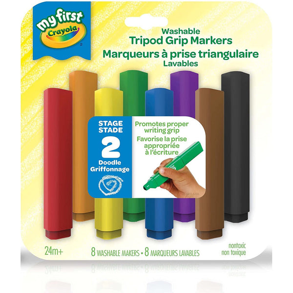 crayola color my first crayola washable tripod grip markers