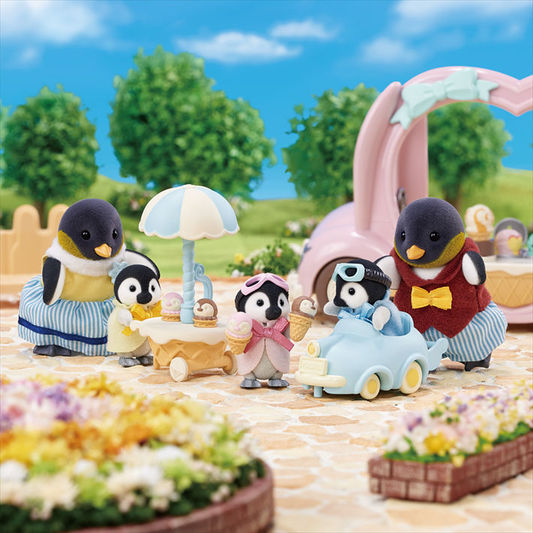 Calico critters penguin store family