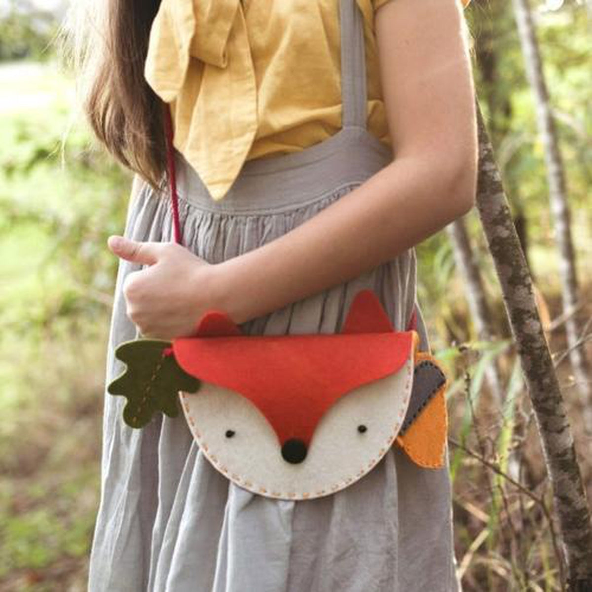 Petit Collage woodlands Fox my felt bag set