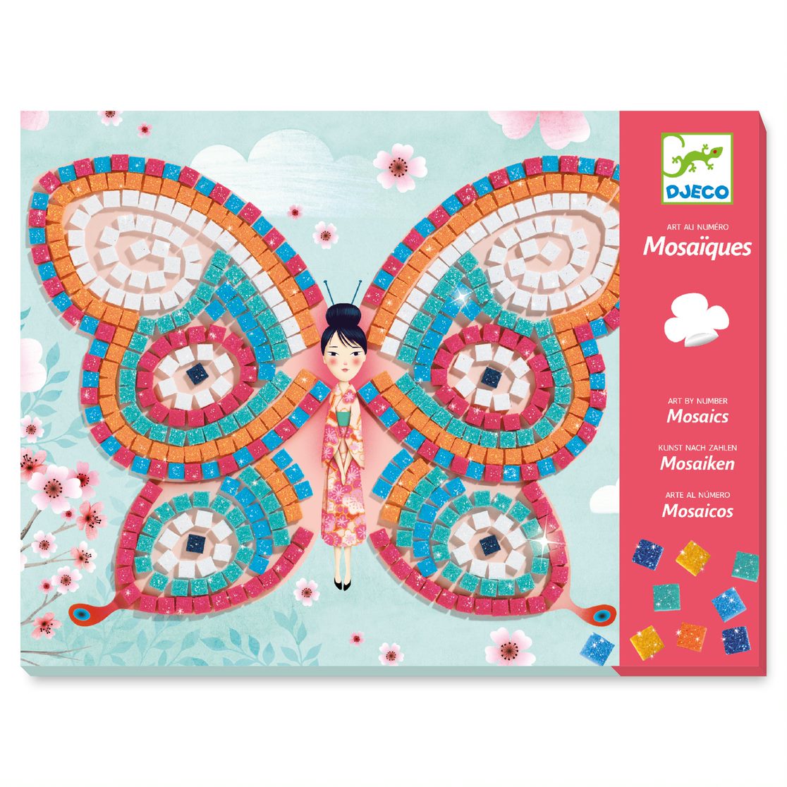 Djeco butterflies mosaic kit – Dilly Dally Kids