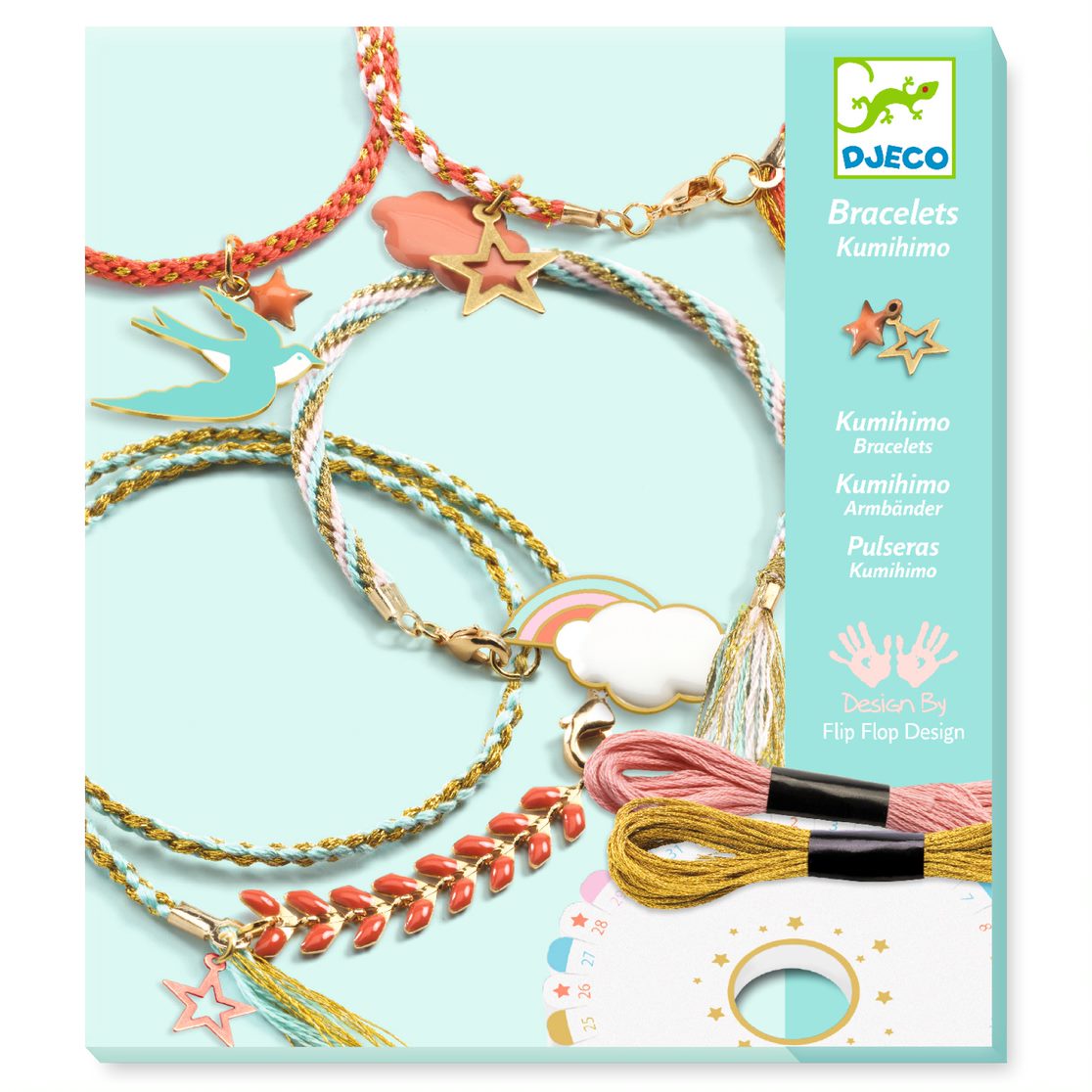 Djeco celeste kumihimo bracelets kit – Dilly Dally Kids