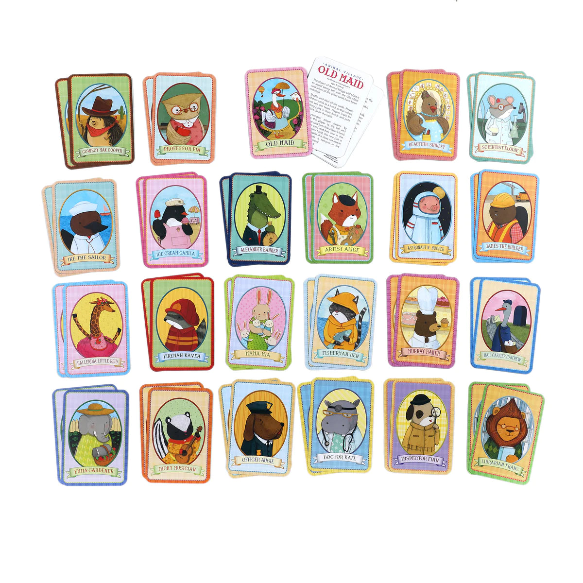 Animal Old Maid Playing Cards Animal Old Maid Playing Cards