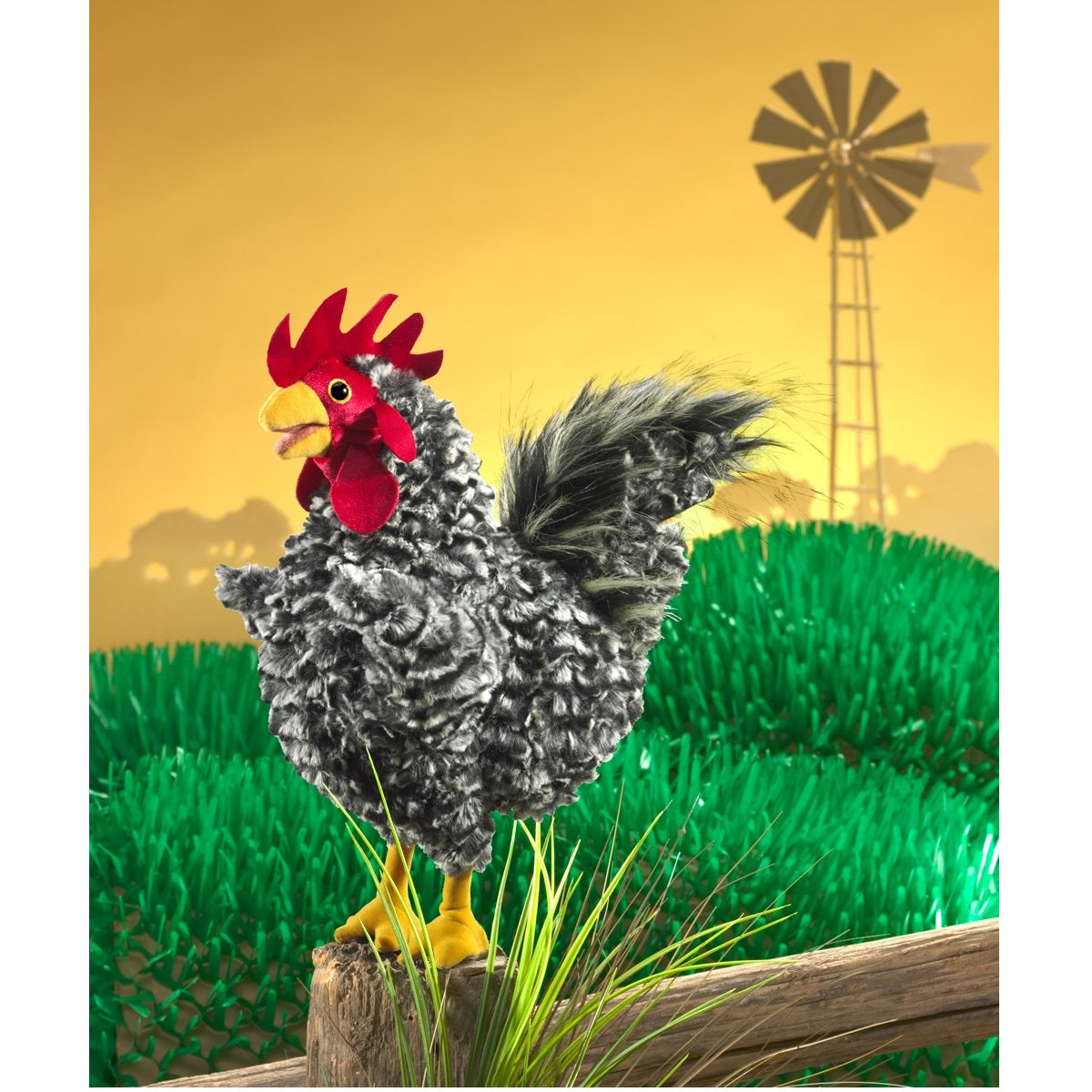 Folkmanis Barred Rock Rooster Puppet – Dilly Dally Kids