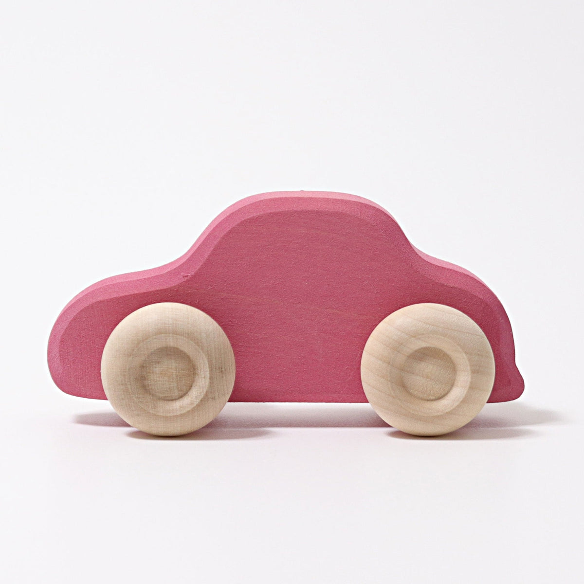 Pink store wooden car