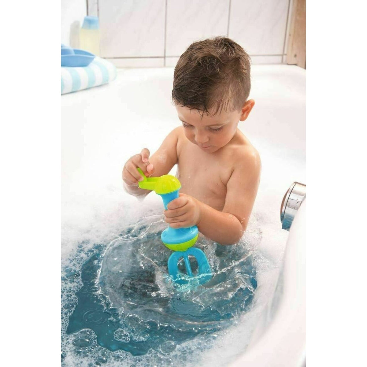 Haba bubble bath whisk blue – Dilly Dally Kids