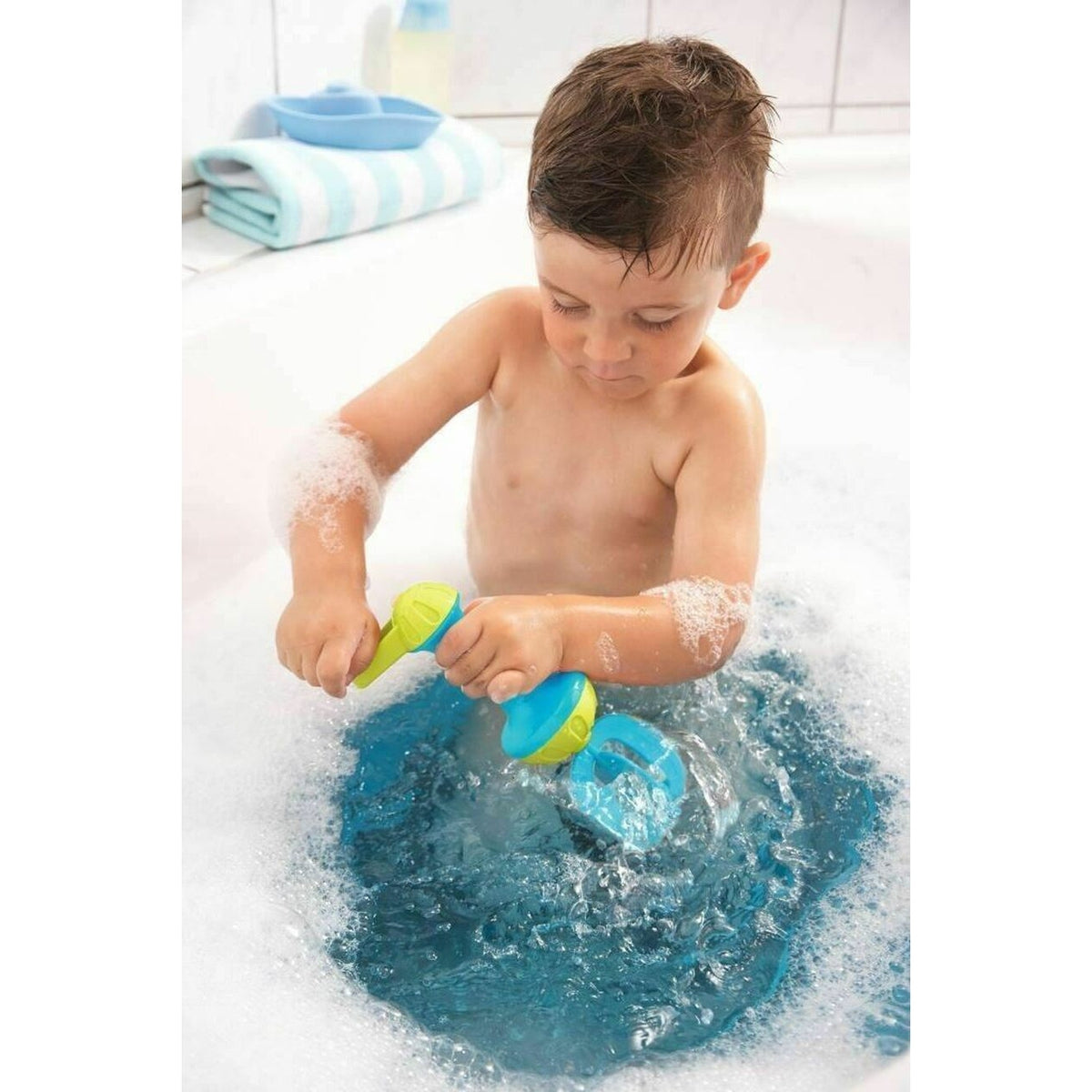 Haba bubble bath whisk blue – Dilly Dally Kids
