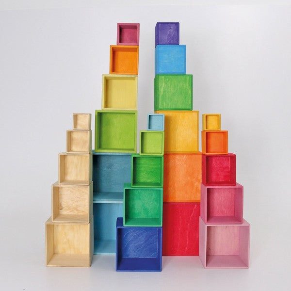Stacking boxes toy store