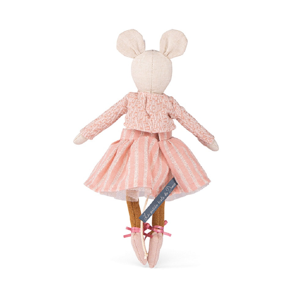 Children Moulin Roty Le Danse Ballerina Mouse with A Suitcase Toy