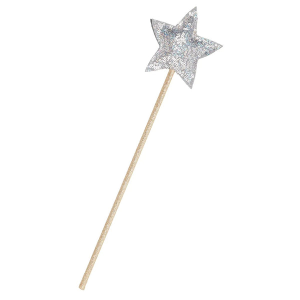 Mimi and Lula silver sequin star wand – Dilly Dally Kids