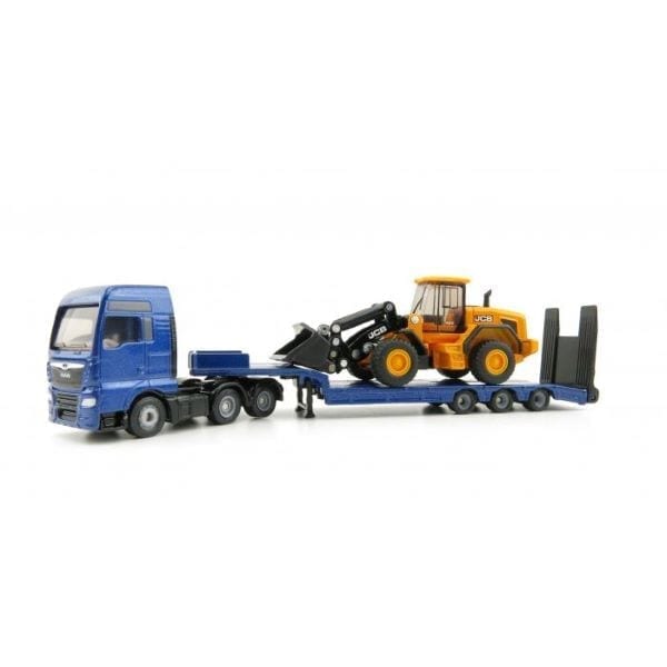 Siku Man LKW Truck with Low Loader JCB (1:87) – Dilly Dally Kids