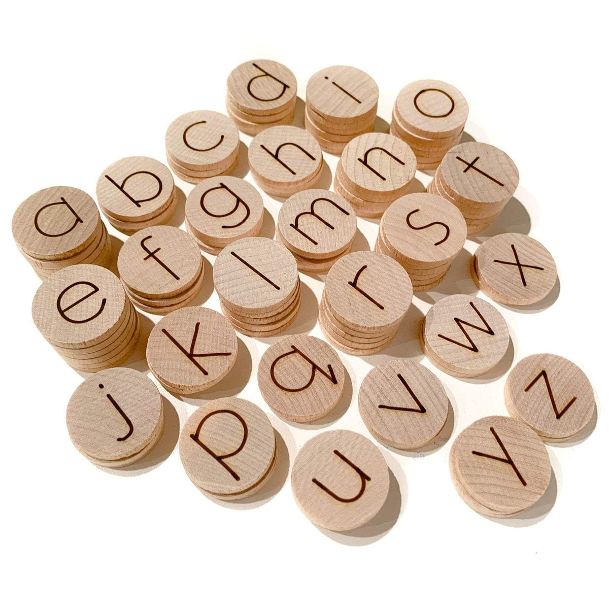 Mini wooden best sale alphabet blocks