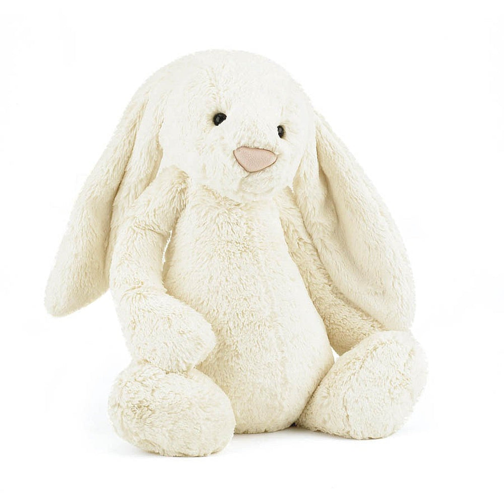 bashful cream bunny-puppets, stuffies & dolls-Jellycat-Dilly Dally Kids
