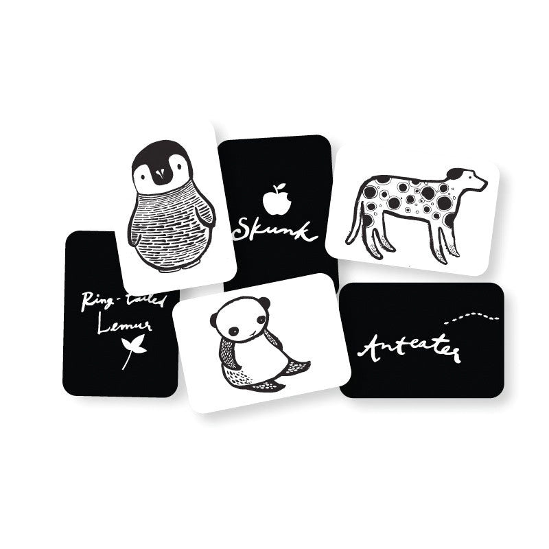 black and white art cards for baby-baby-Wee Gallery-Dilly Dally Kids