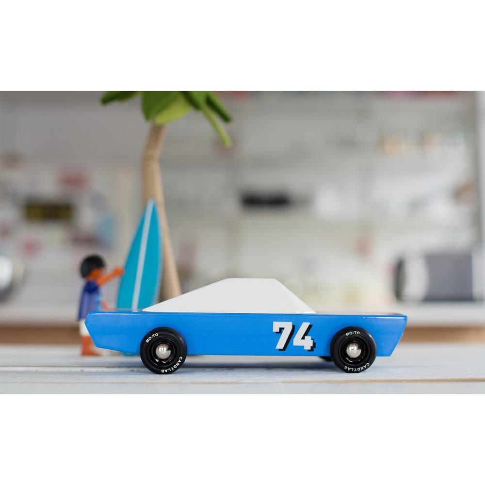 Candylab blu 74 car-cars, boats, planes & trains-Candylab Wooden Cars-Dilly Dally Kids