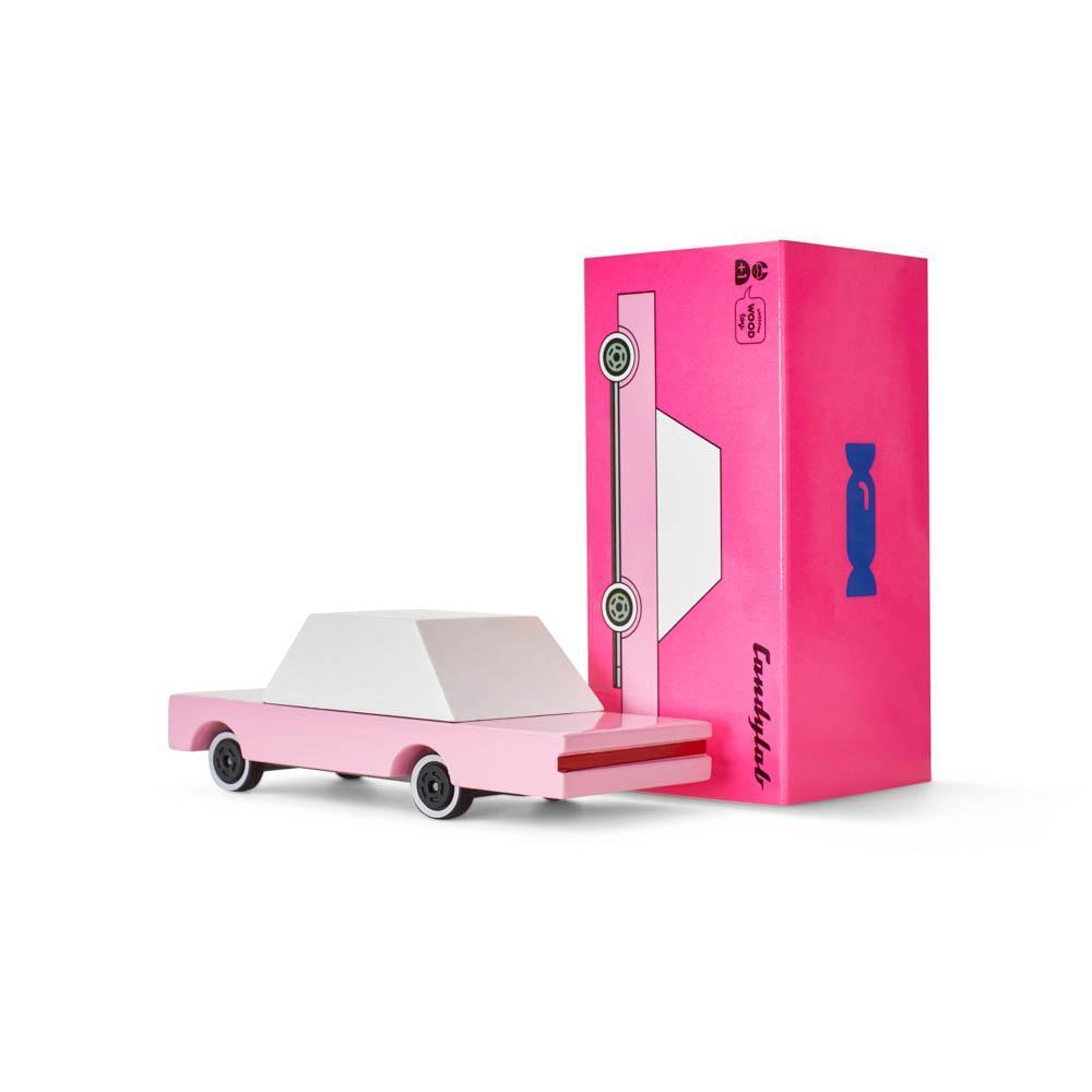 Candylab mini candycar pink sedan-cars, boats, planes & trains-Candylab Wooden Cars-Dilly Dally Kids