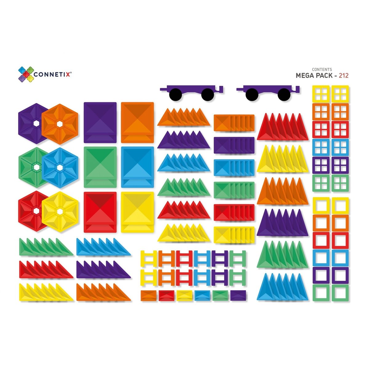Connetix 212 piece mega pack – Dilly Dally Kids