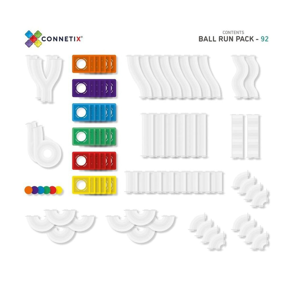 Connetix 92 piece ball run pack – Dilly Dally Kids