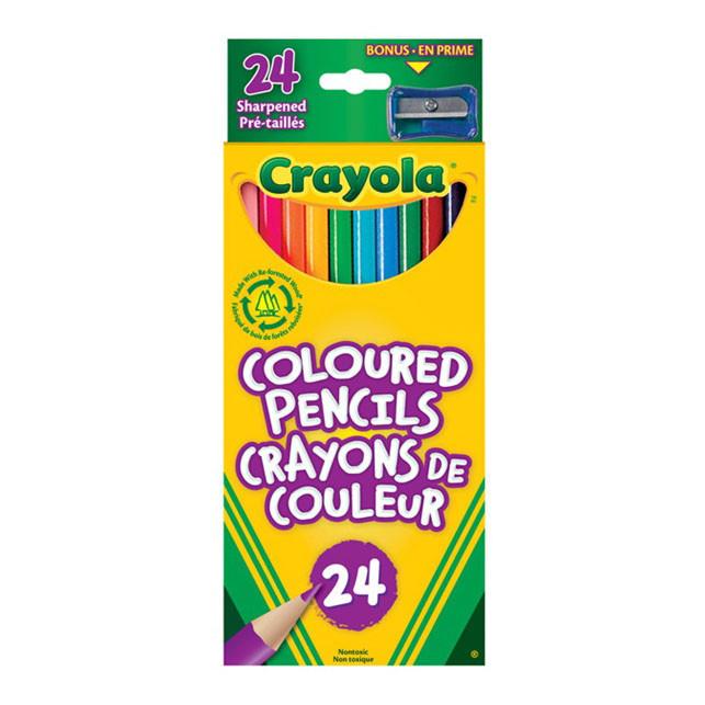 Crayola coloured pencils 24-pack-arts & crafts-Crayola-Dilly Dally Kids