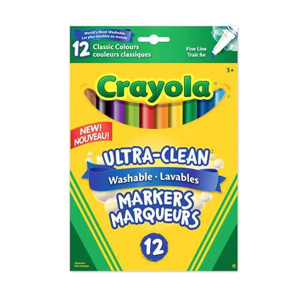 Crayola fine line washable markers 12-pack-arts & crafts-Crayola-Dilly Dally Kids