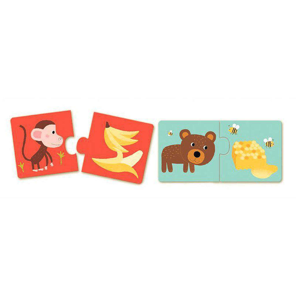 Djeco dinner's ready duo puzzles-puzzles-Djeco-Dilly Dally Kids