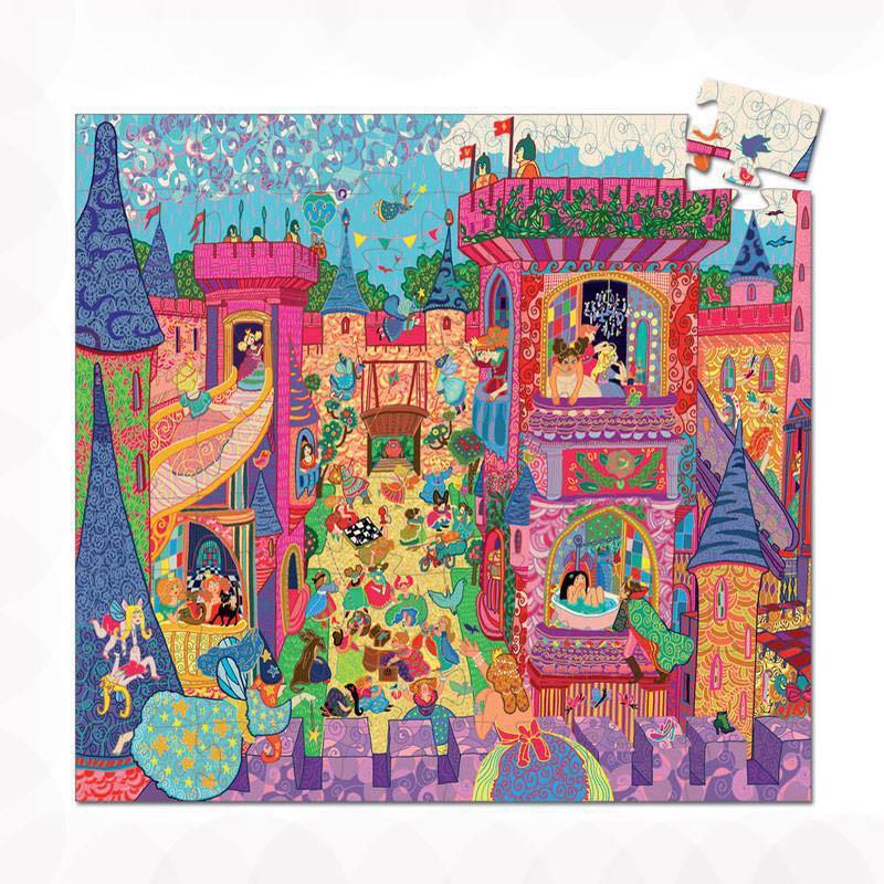 Djeco fairy castle 54 piece puzzle-puzzles-Djeco-Dilly Dally Kids