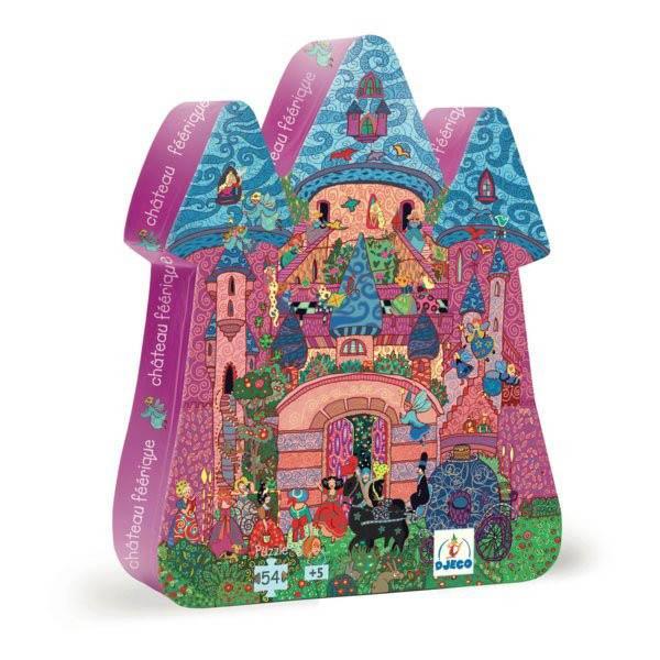 Djeco fairy castle 54 piece puzzle-puzzles-Djeco-Dilly Dally Kids