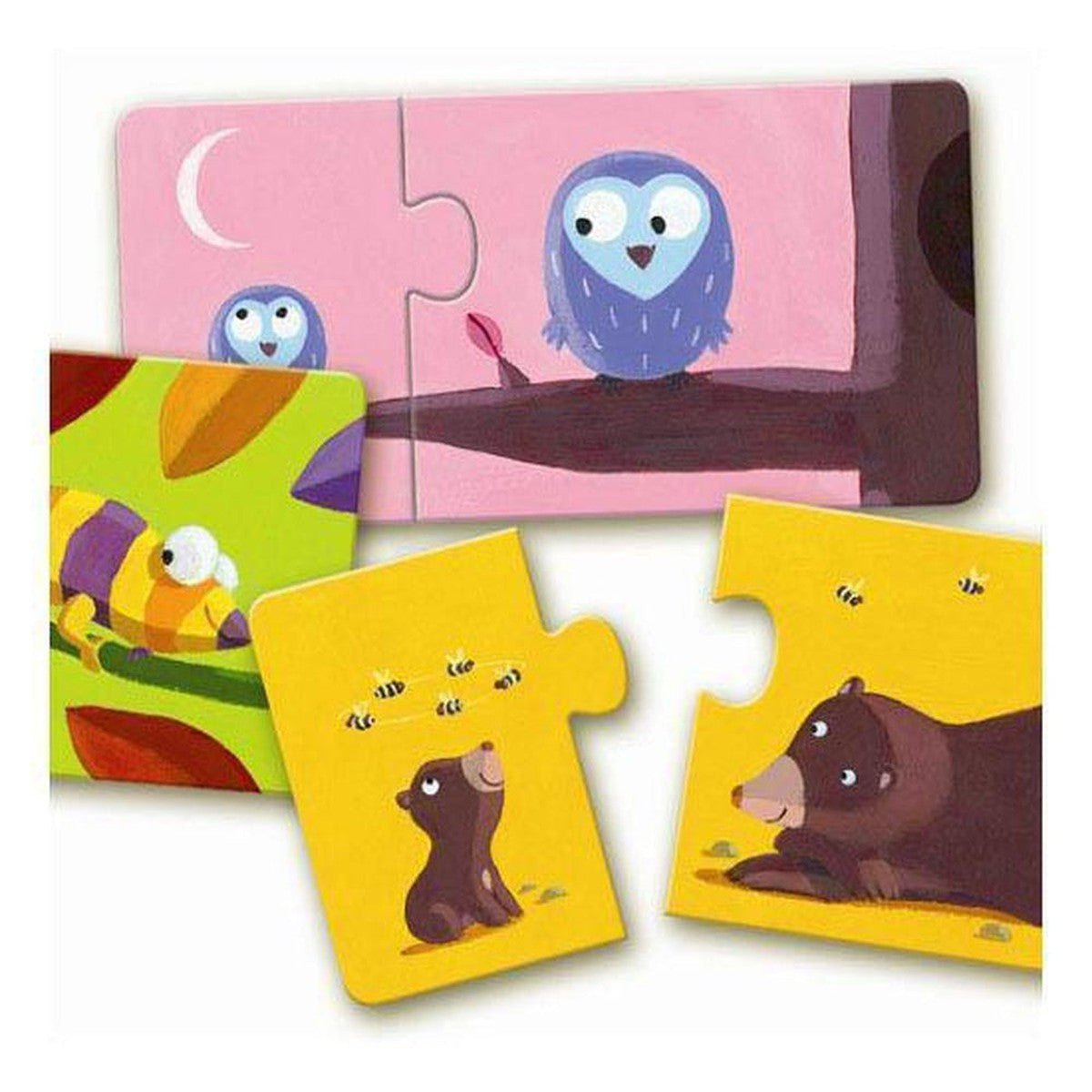Djeco mom and baby duo puzzles-puzzles-Djeco-Dilly Dally Kids