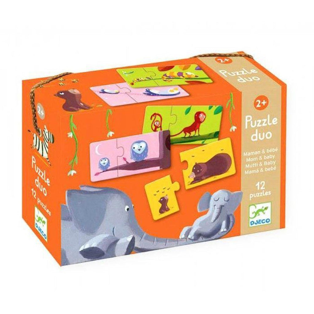 Djeco mom and baby duo puzzles-puzzles-Djeco-Dilly Dally Kids