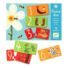Djeco numbers duo puzzles-puzzles-Djeco-Dilly Dally Kids