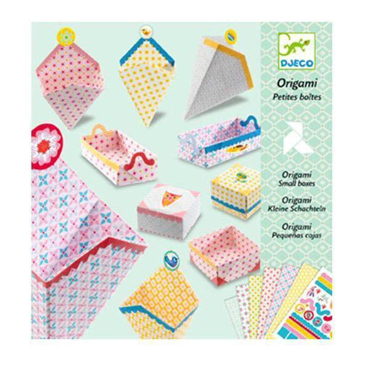 Djeco small boxes origami kit-arts & crafts-Djeco-Dilly Dally Kids