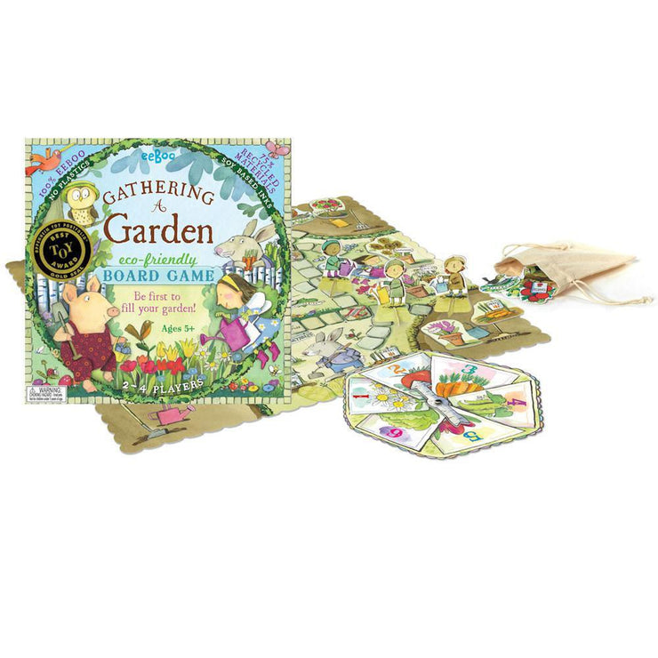 eeBoo gathering a garden board game Dilly Dally Kids