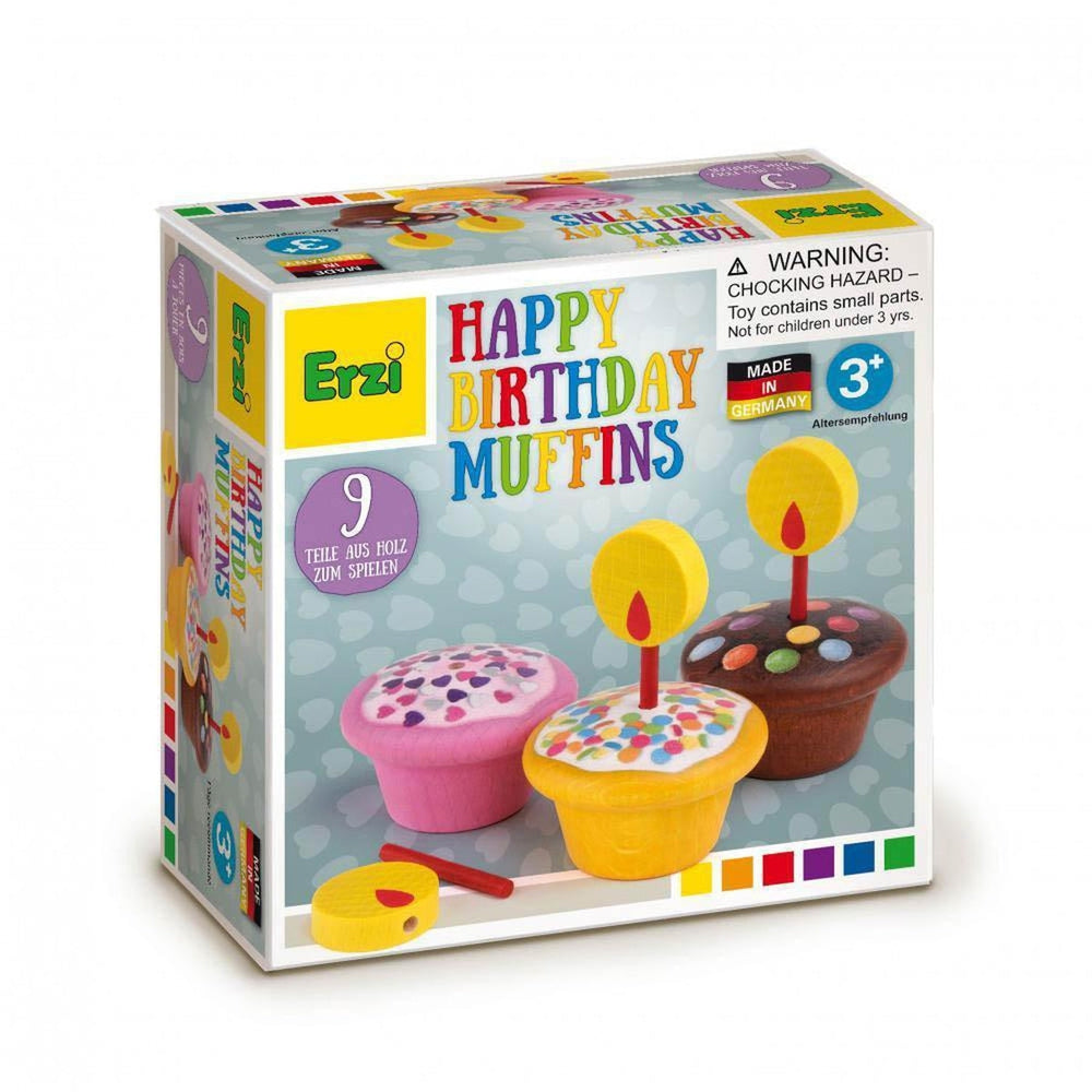 Erzi Happy Birthday muffins-pretend play-Fire the Imagination-Dilly Dally Kids