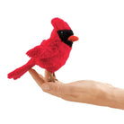 cardinal bird finger puppet-puppets-Fire the Imagination-Dilly Dally Kids