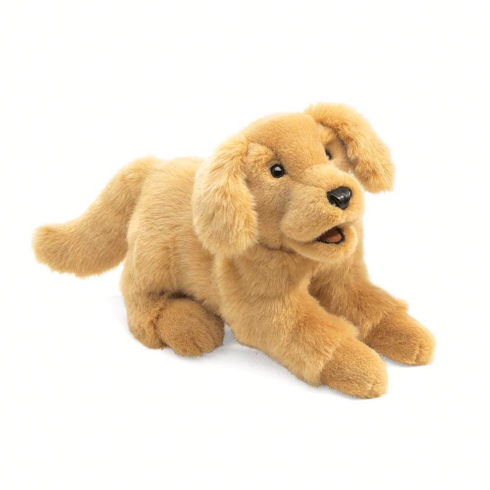 retriever puppy puppet-puppets, stuffies & dolls-Fire the Imagination-Dilly Dally Kids