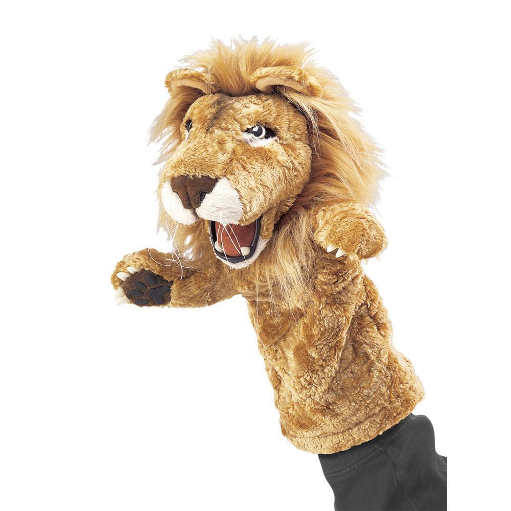 lion stage puppet-puppets-Fire the Imagination-Dilly Dally Kids