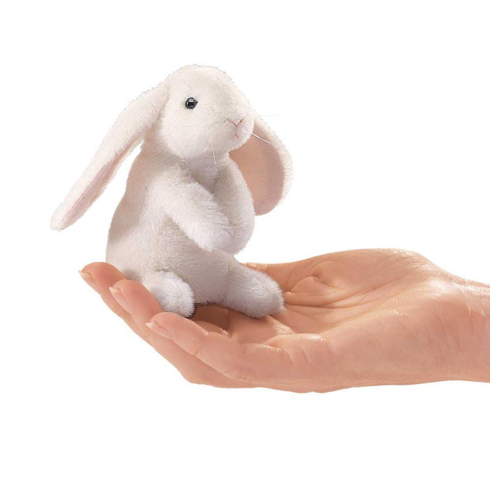 lop bunny rabbit finger puppet-puppets-Fire the Imagination-Dilly Dally Kids