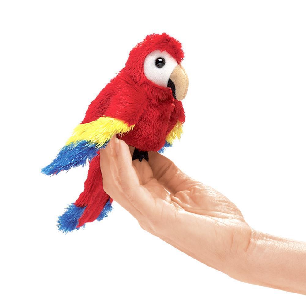 macaw finger puppet-puppets-Fire the Imagination-Dilly Dally Kids