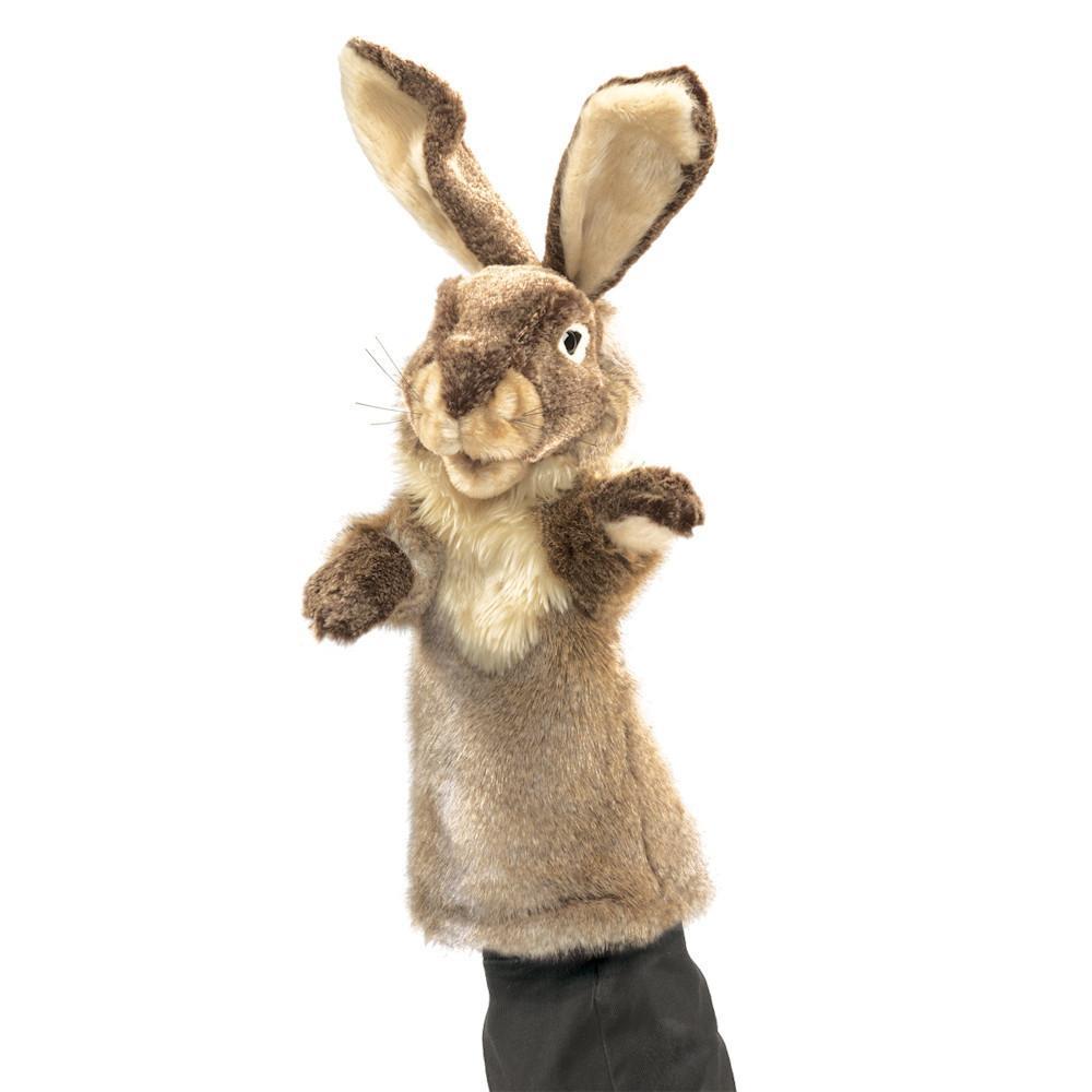 Folkmanis rabbit stage puppet – Dilly Dally Kids
