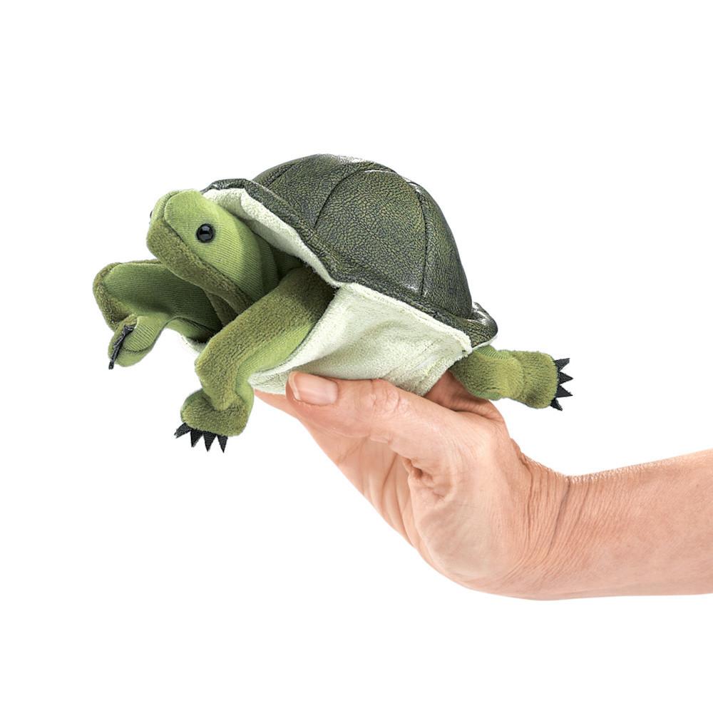 turtle finger puppet-puppets-Fire the Imagination-Dilly Dally Kids