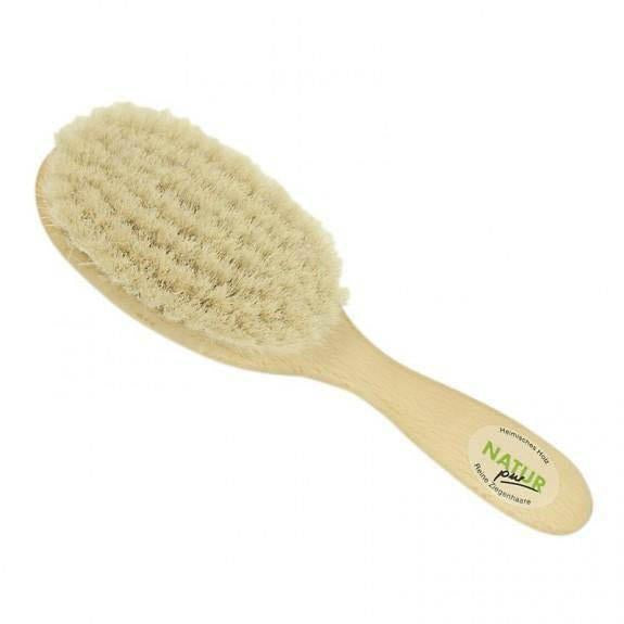 Gluckskafer baby hair brush - goat hair