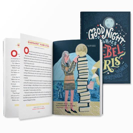 good night stories for rebel girls-books-Rebel Girls-Dilly Dally Kids