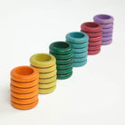 Grapat 36 pastel wood rings-blocks & building sets-Fire the Imagination-Dilly Dally Kids