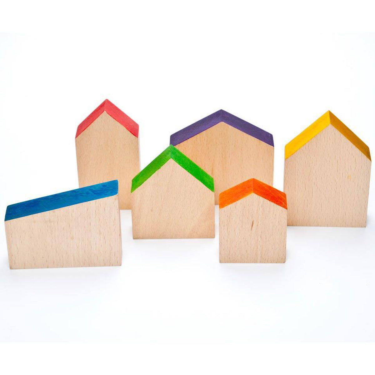 Grapat coloured houses-blocks & building sets-Grapat-Dilly Dally Kids