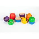 Grapat wood coloured bowls and balls-blocks & building sets-Grapat-Dilly Dally Kids