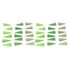 Grapat wood mini cones 36 pieces greens-blocks & building sets-Grapat-Dilly Dally Kids